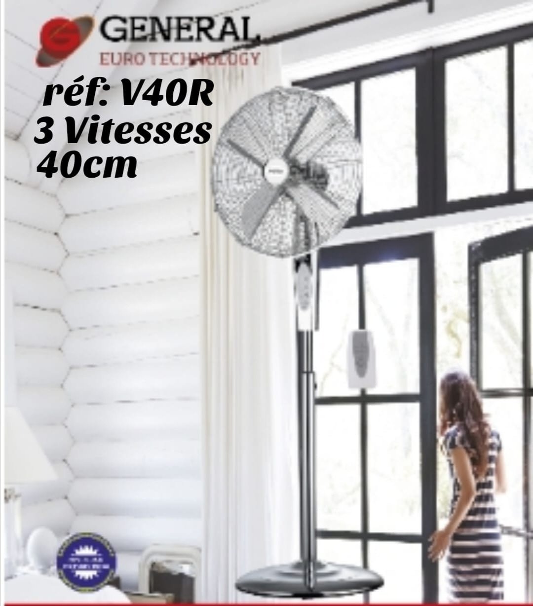 Ventilateur sur pied inox General