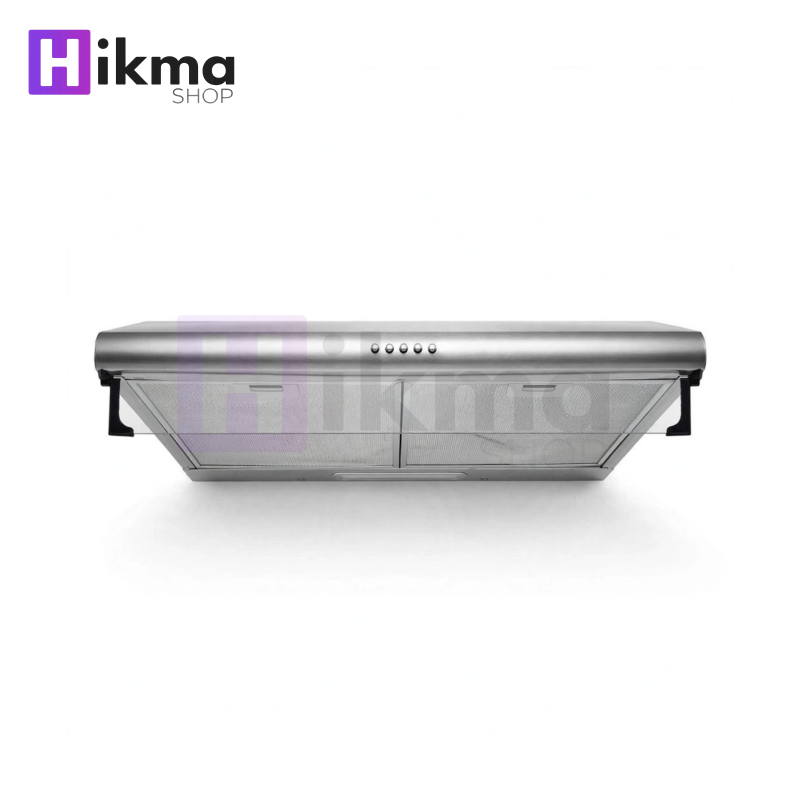 Hotte Casquette Inox VENEZIA - Filtres aluminium - Éclairage LED - 3 Vitesses