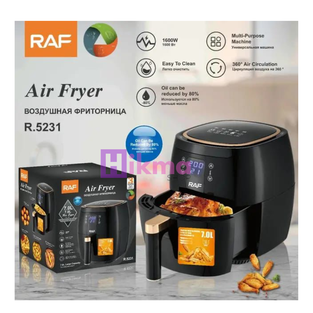 Air fryer friteuse sans huile 7L raf